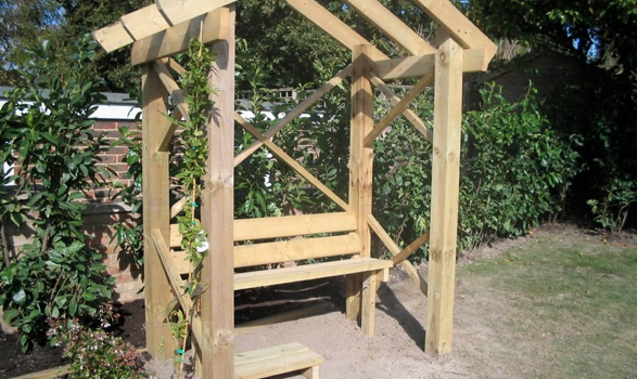 Wooden Garden Bench- South London, Bromely & Croydon